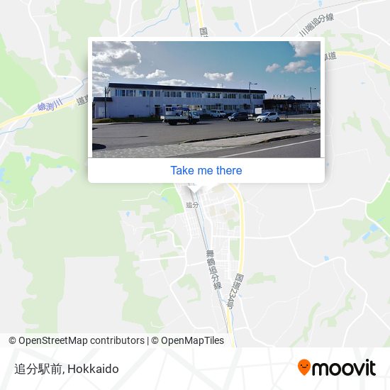 追分駅前 map