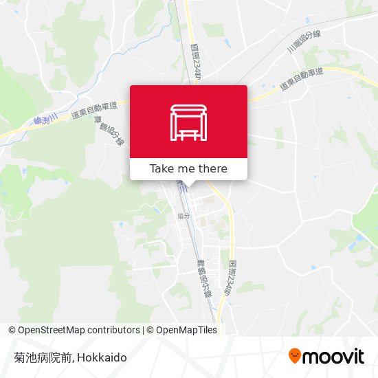菊池病院前 map