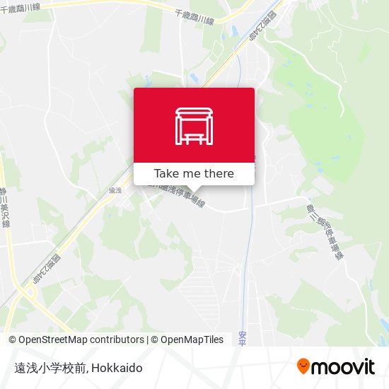 遠浅小学校前 map