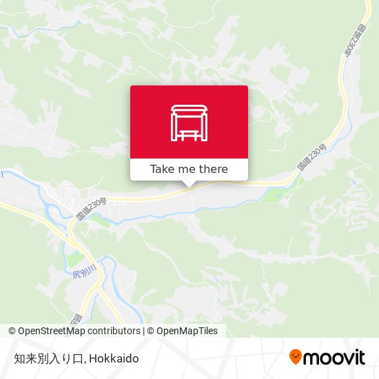 知来別入り口 map