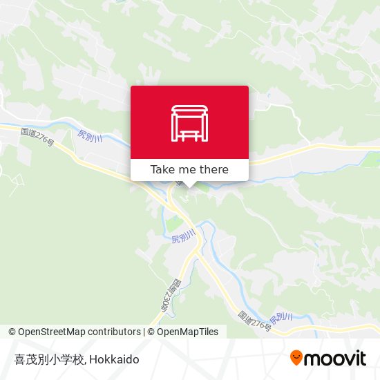喜茂別小学校 map