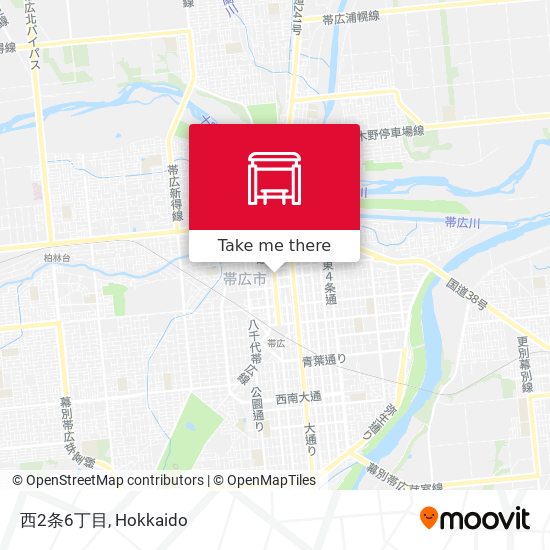 西2条6丁目 map