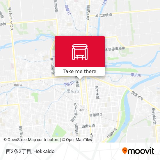 西2条2丁目 map