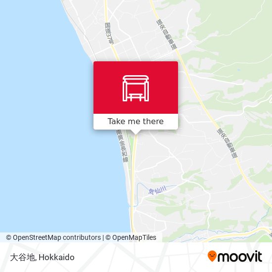 大谷地 map