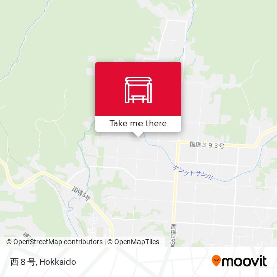 西８号 map