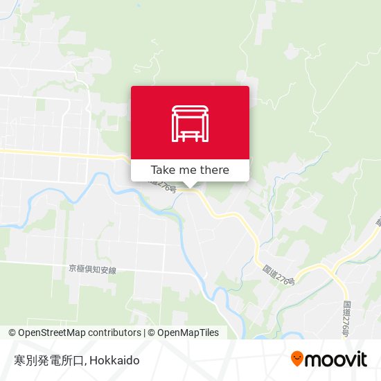 寒別発電所口 map