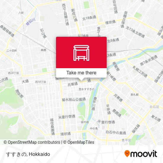 すすきの map