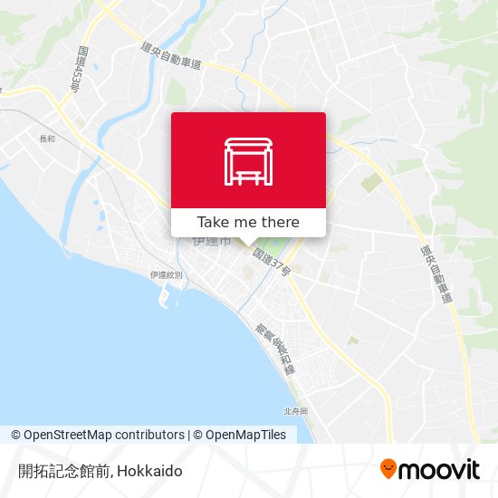 開拓記念館前 map