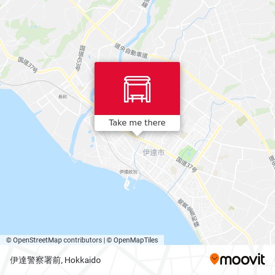 伊達警察署前 map