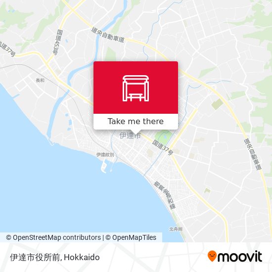 伊達市役所前 map