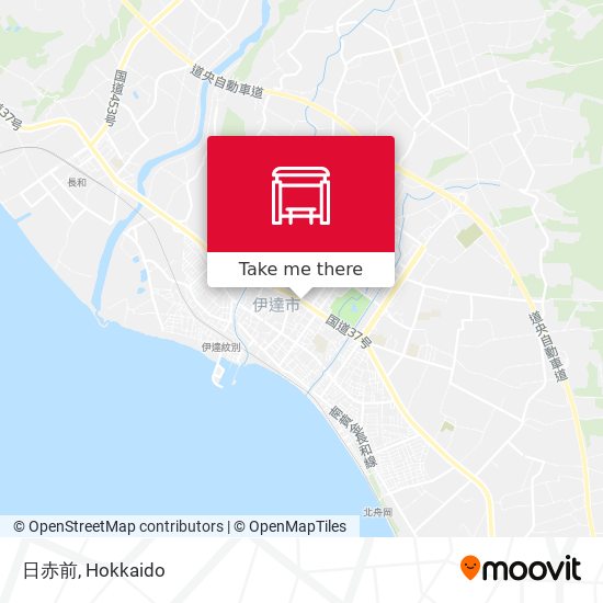 日赤前 map