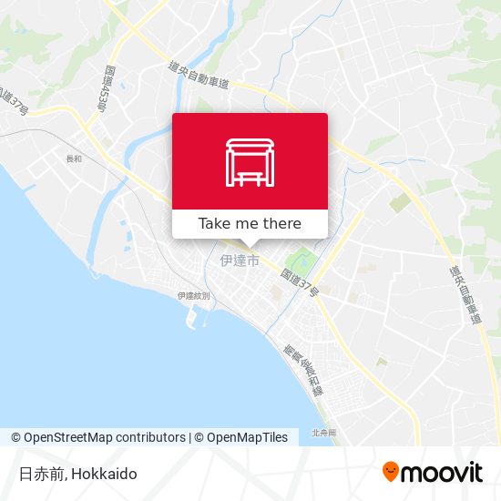 日赤前 map