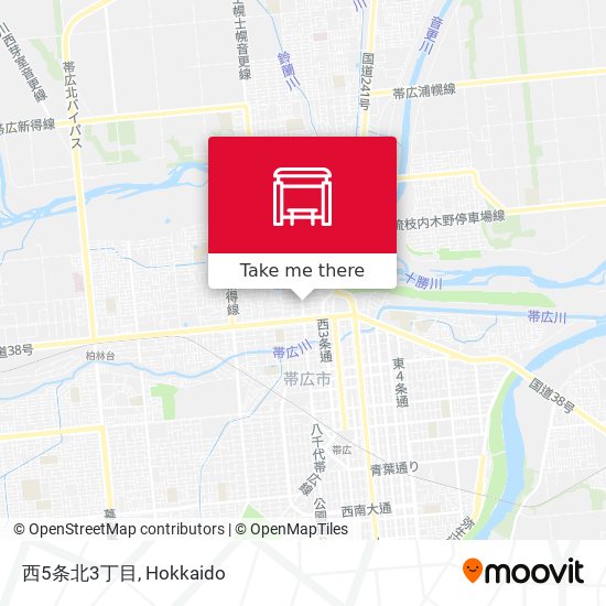 西5条北3丁目 map