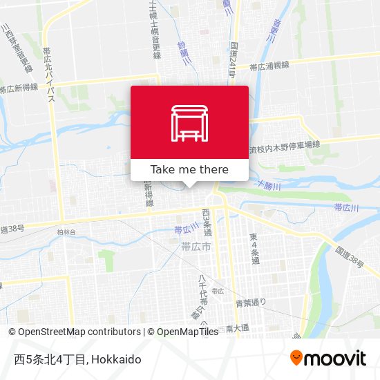西5条北4丁目 map