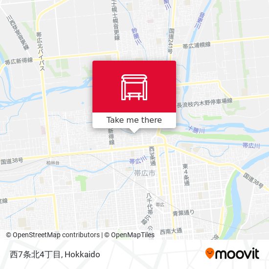 西7条北4丁目 map