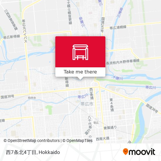西7条北4丁目 map