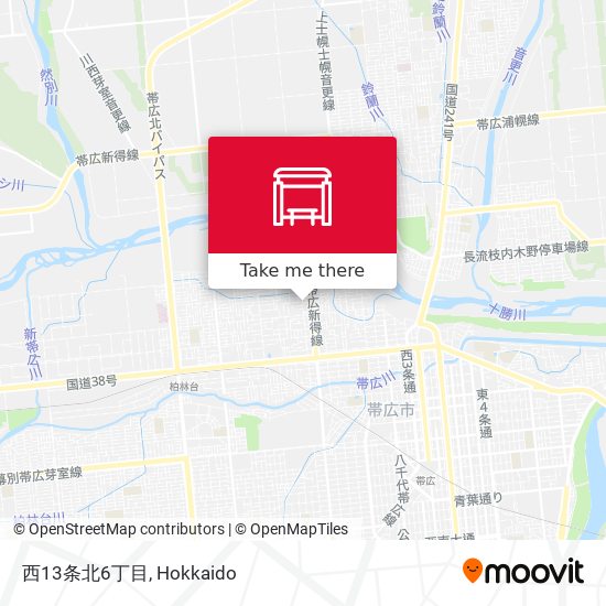 西13条北6丁目 map