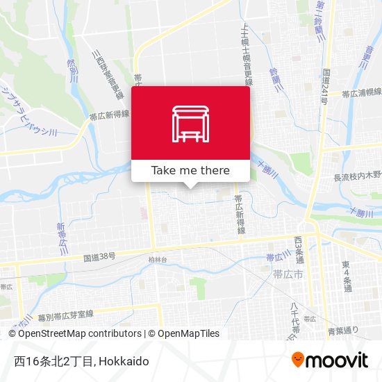 西16条北2丁目 map