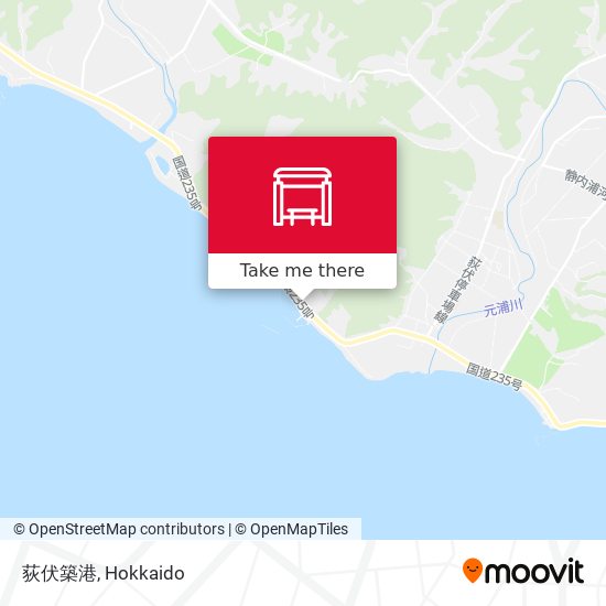 荻伏築港 map