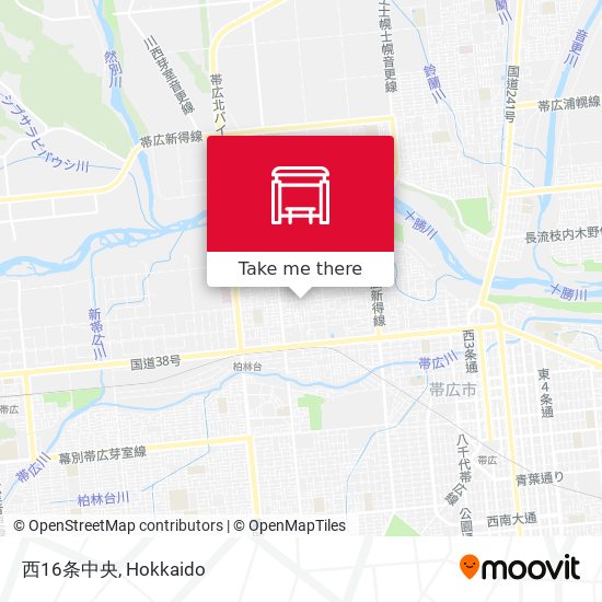 西16条中央 map