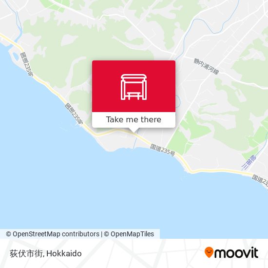 荻伏市街 map