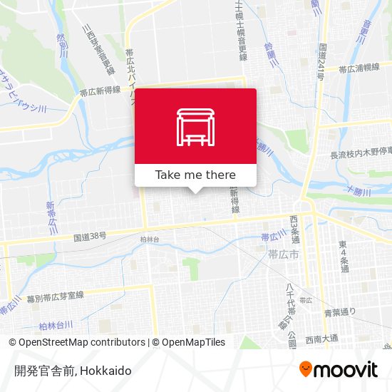 開発官舎前 map
