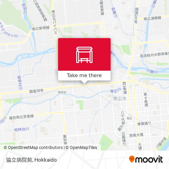 協立病院前 map