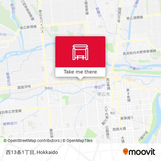 西13条1丁目 map