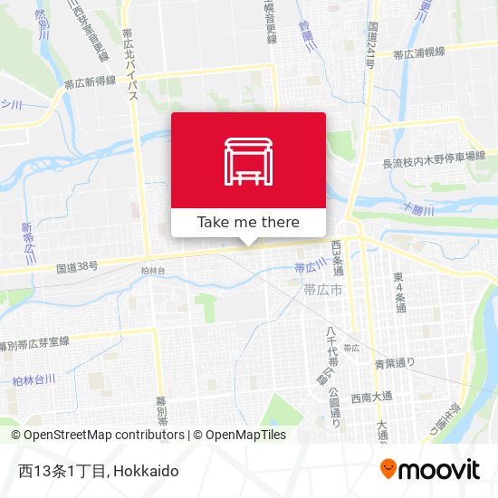 西13条1丁目 map