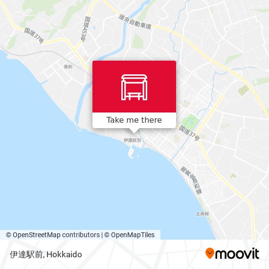 伊達駅前 map