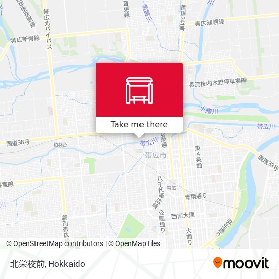北栄校前 map