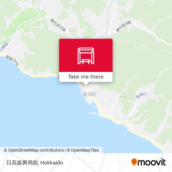 日高振興局前 map