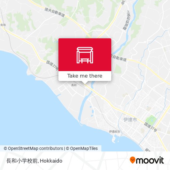 長和小学校前 map
