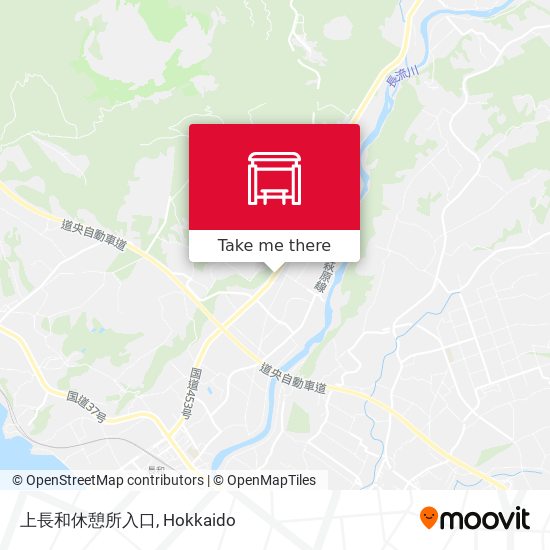 上長和休憩所入口 map