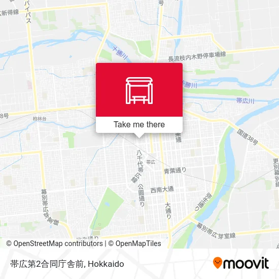 帯広第2合同庁舎前 map