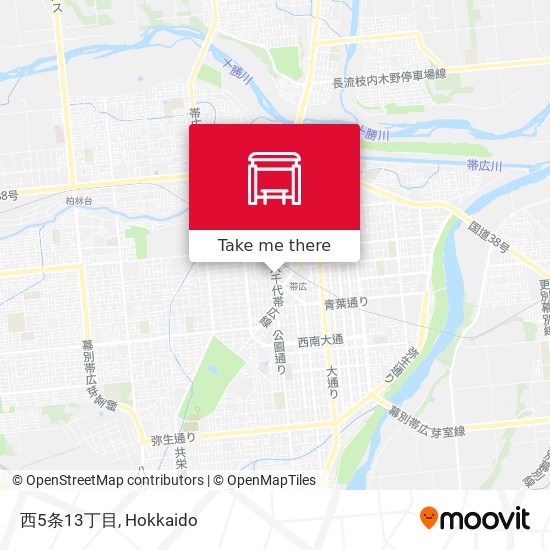 西5条13丁目 map