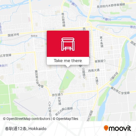 春駒通12条 map