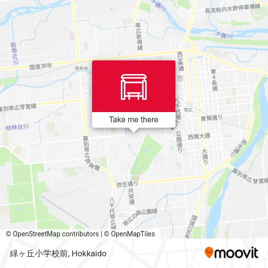 緑ヶ丘小学校前 map