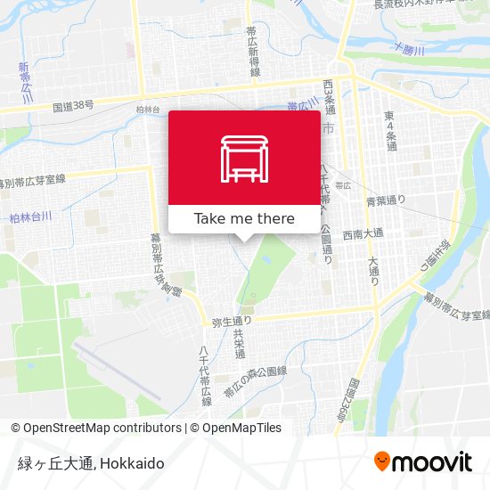 緑ヶ丘大通 map