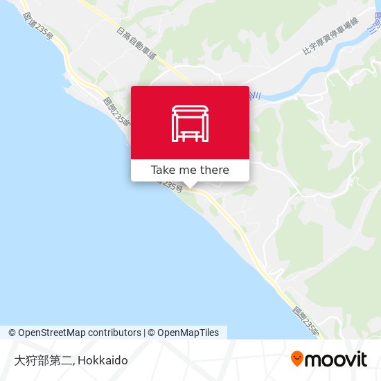 大狩部第二 map