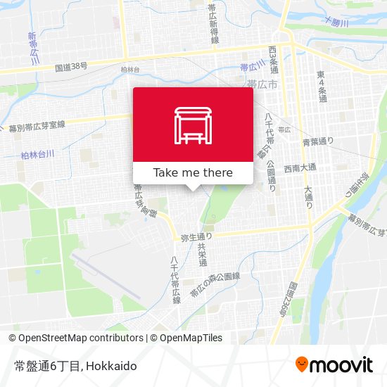 常盤通6丁目 map