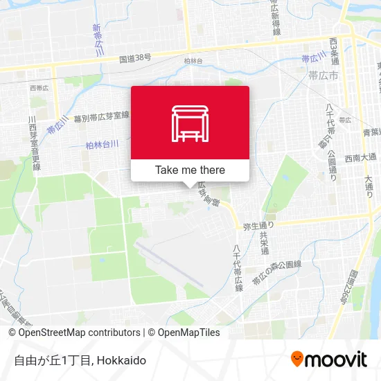 Jiyugaoka 1-chome map