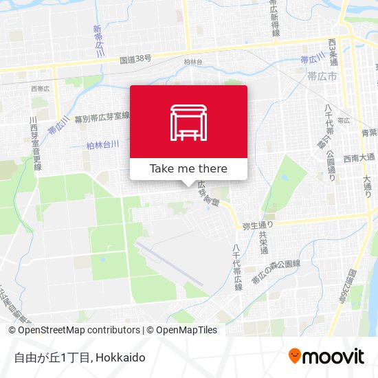 自由が丘1丁目 map