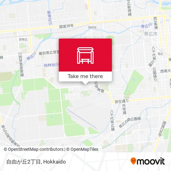 自由が丘2丁目 map