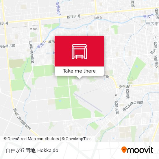 自由が丘団地 map