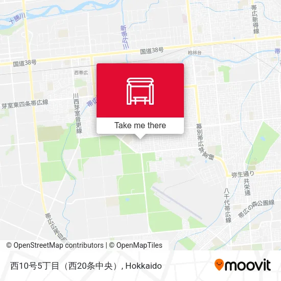 西10号5丁目（西20条中央） map
