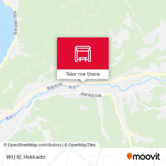 神社前 map