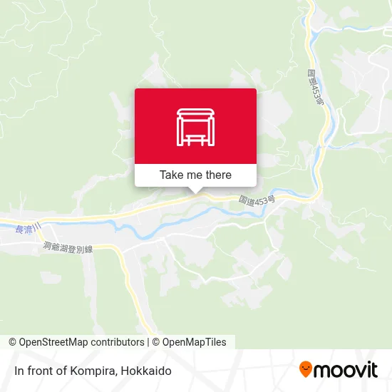 In front of Kompira map