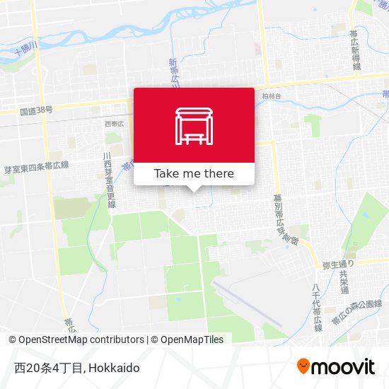 西20条4丁目 map