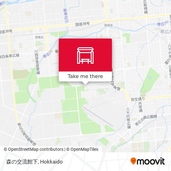 森の交流館下 map